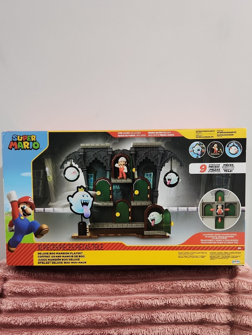 Nintendo Super Mario Boo Mansion Playset - Green, Black, Yellow